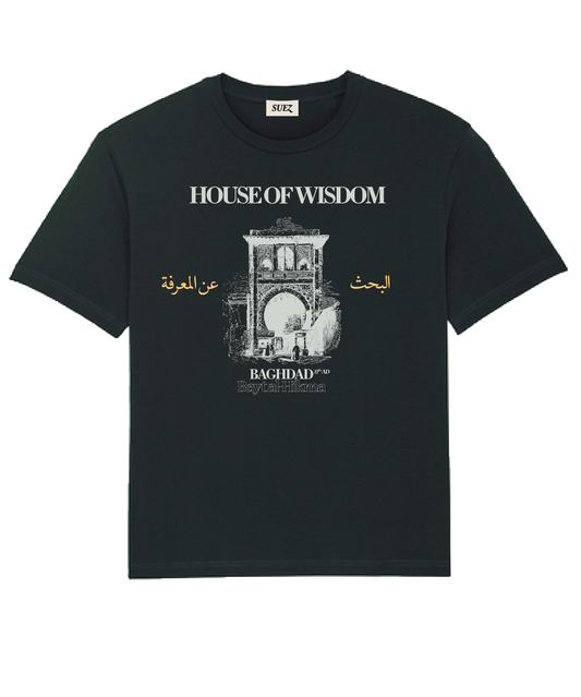 BLACK HOUSE OF WISDOM TEE