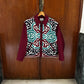 1-OF-A-KIND KHAYAMIYA JACKET BURGUNDY/TURQUOISE
