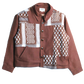KEFFIYEH PATCHWORK JACKET BROWN