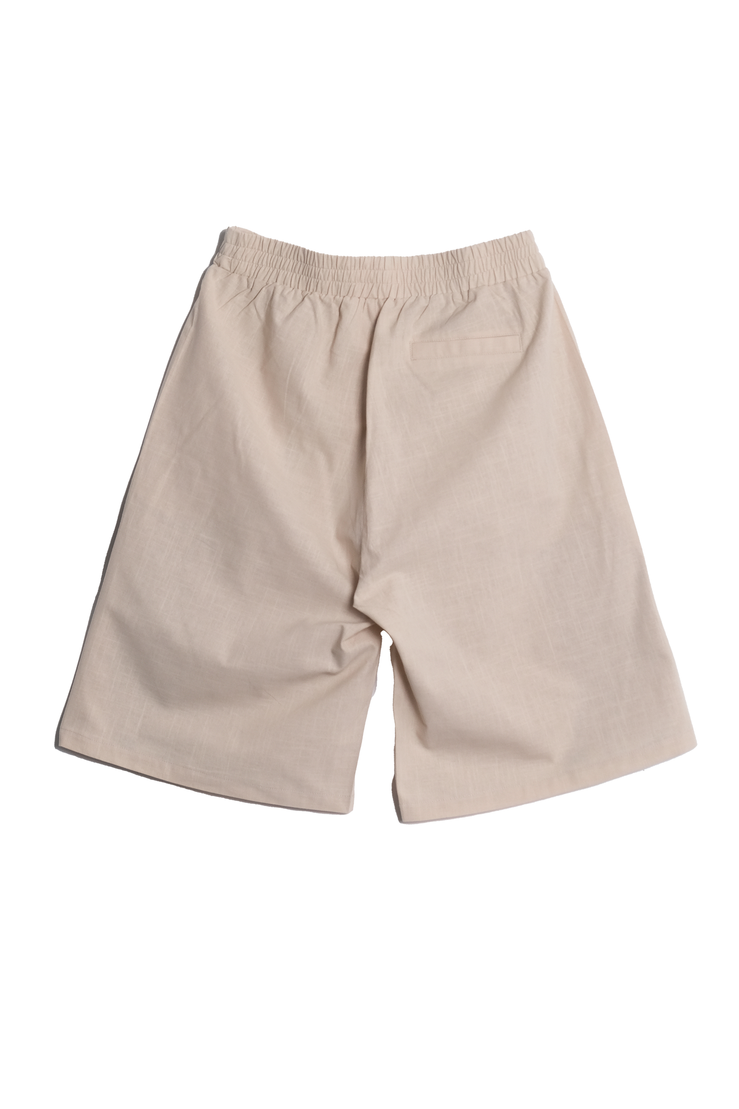 KEFFIYEH OVERSIZED MEANDER SHORTS BEIGE