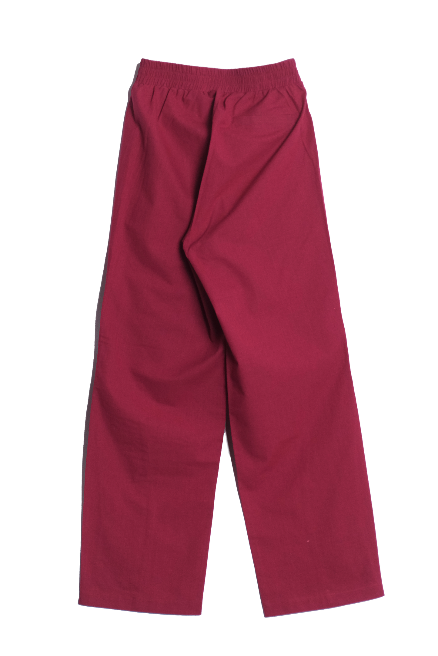 KEFFIYEH MEANDER TROUSERS BURGUNDY