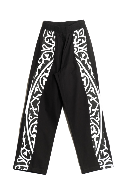 KHAYAMIYA MEANDER TROUSERS BLACK