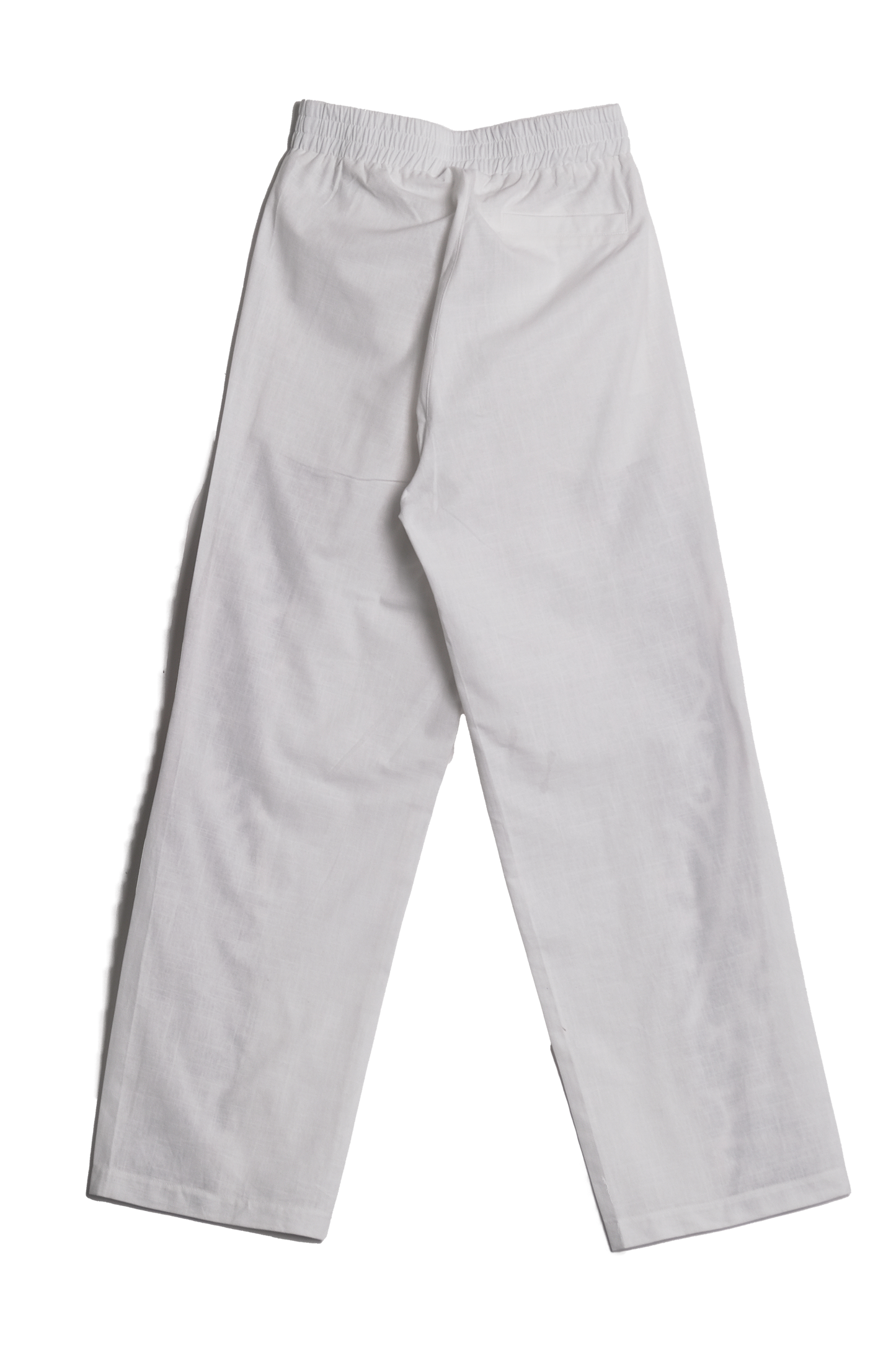 KHAYAMIYA MEANDER TROUSERS WHITE/BURGUNDY