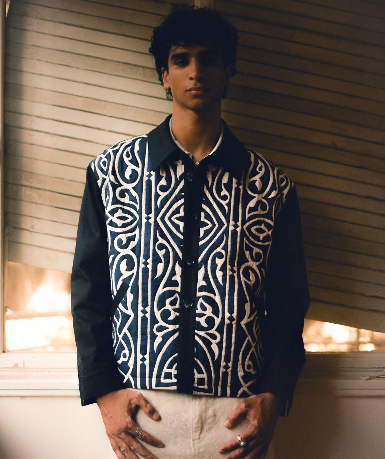 1-OF-A-KIND KHAYAMIYA JACKET NAVY