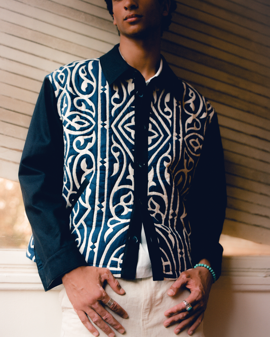 1-OF-A-KIND KHAYAMIYA JACKET NAVY