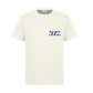 VINTAGE WHITE/BLUE STYLISED LOGO TEE
