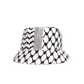 KEFFIYEH BUCKET HAT WHITE/BLACK